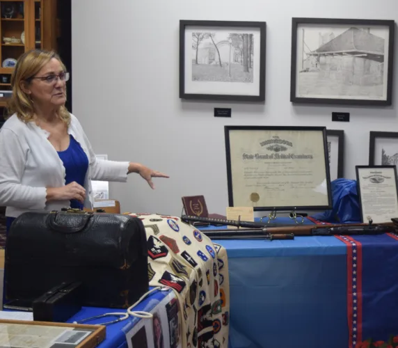 Author shares grandfather’s history as local doctor, WWII soldier